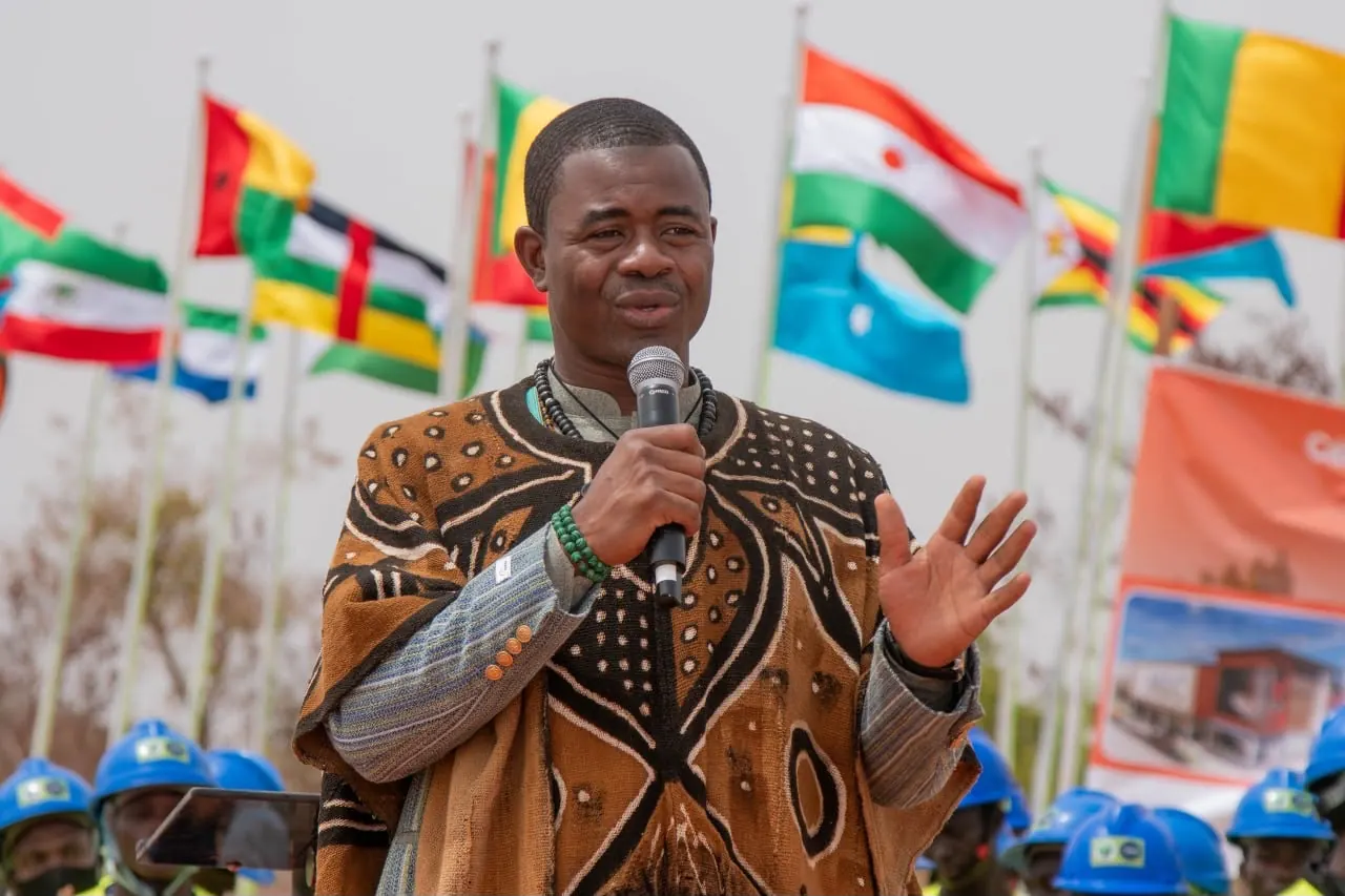 Le Coach Simon Ouedraogo s’adresse aux invités